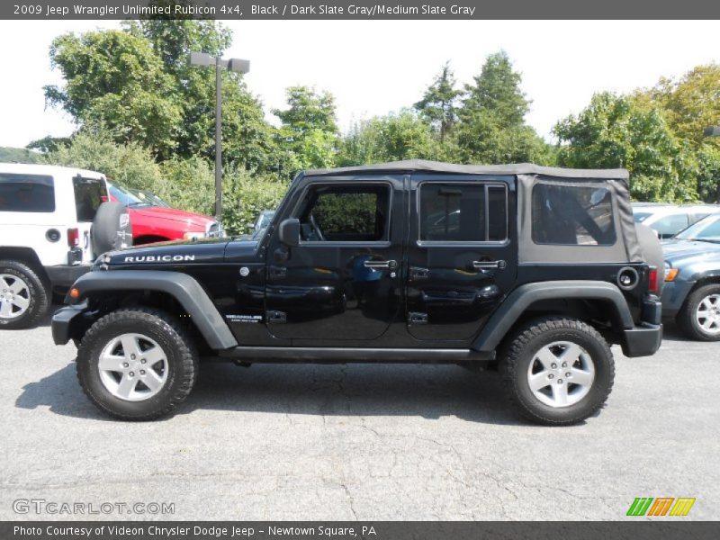 Black / Dark Slate Gray/Medium Slate Gray 2009 Jeep Wrangler Unlimited Rubicon 4x4