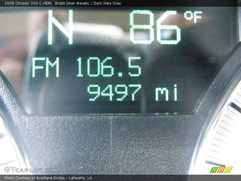 Bright Silver Metallic / Dark Slate Gray 2008 Chrysler 300 C HEMI