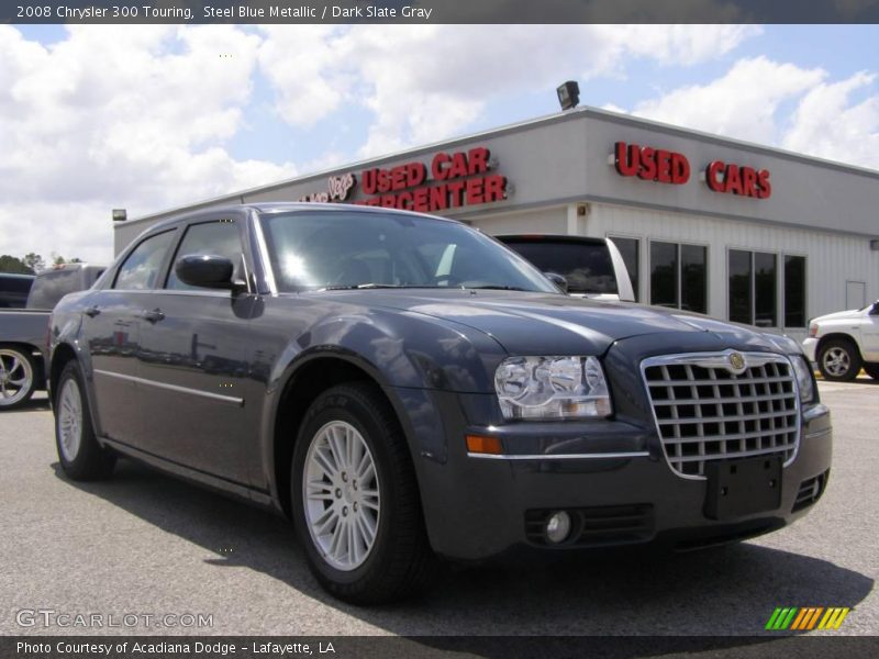 Steel Blue Metallic / Dark Slate Gray 2008 Chrysler 300 Touring