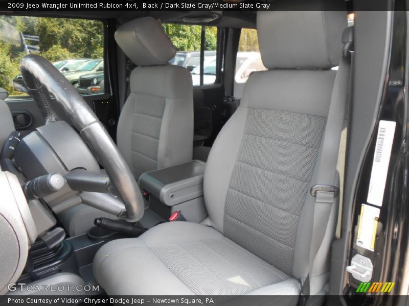 Black / Dark Slate Gray/Medium Slate Gray 2009 Jeep Wrangler Unlimited Rubicon 4x4