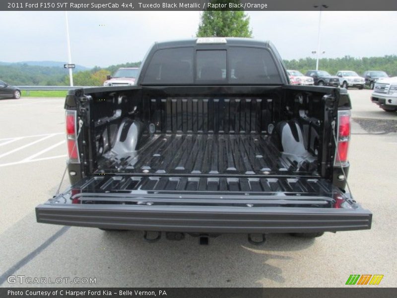 Tuxedo Black Metallic / Raptor Black/Orange 2011 Ford F150 SVT Raptor SuperCab 4x4