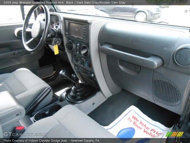 Black / Dark Slate Gray/Medium Slate Gray 2009 Jeep Wrangler Unlimited Rubicon 4x4