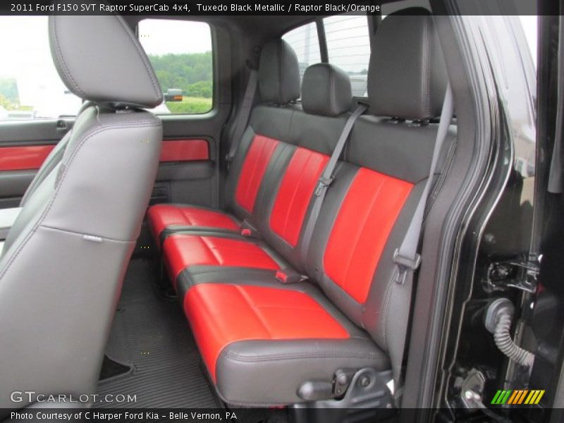 Rear Seat of 2011 F150 SVT Raptor SuperCab 4x4