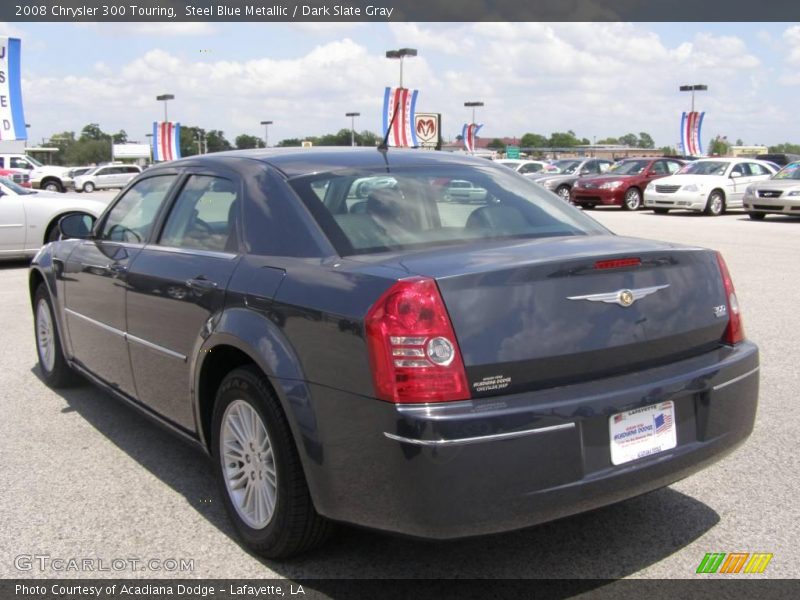 Steel Blue Metallic / Dark Slate Gray 2008 Chrysler 300 Touring