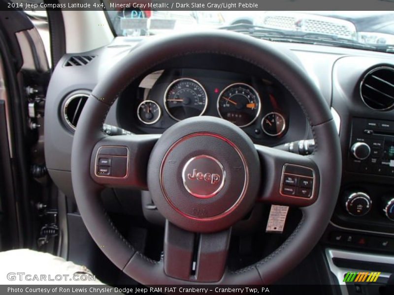 Mineral Gray Metallic / Dark Slate Gray/Light Pebble 2014 Jeep Compass Latitude 4x4