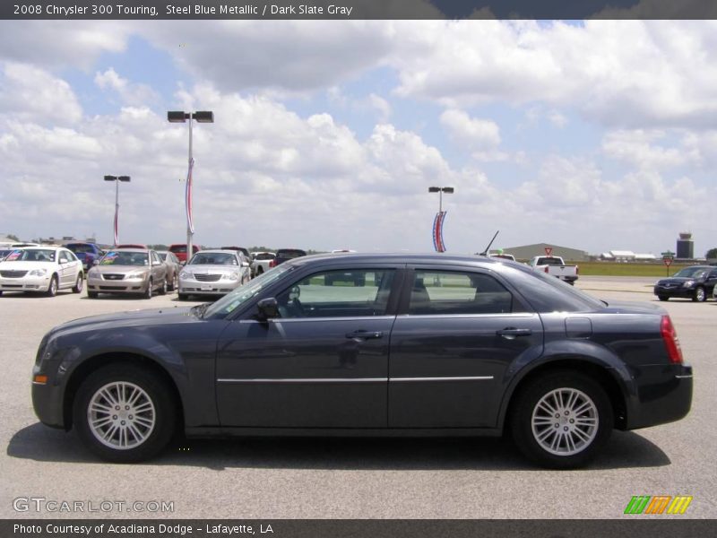 Steel Blue Metallic / Dark Slate Gray 2008 Chrysler 300 Touring