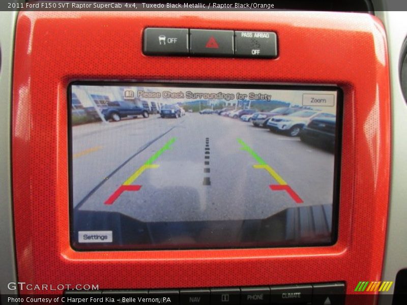 Tuxedo Black Metallic / Raptor Black/Orange 2011 Ford F150 SVT Raptor SuperCab 4x4