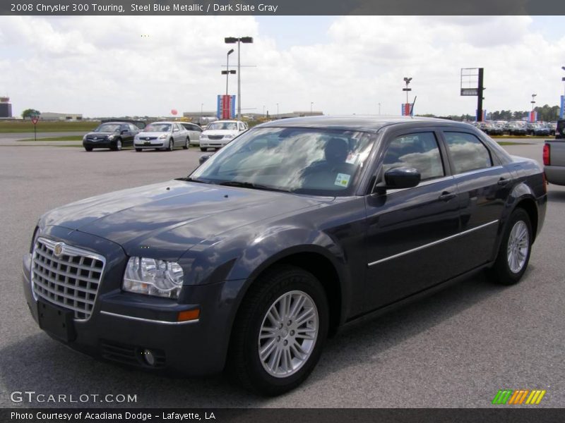 Steel Blue Metallic / Dark Slate Gray 2008 Chrysler 300 Touring