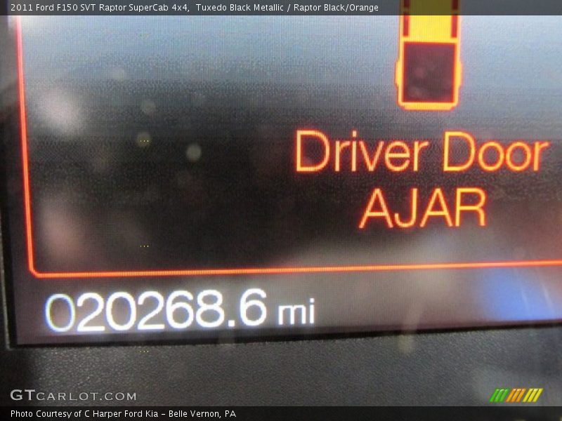 Tuxedo Black Metallic / Raptor Black/Orange 2011 Ford F150 SVT Raptor SuperCab 4x4
