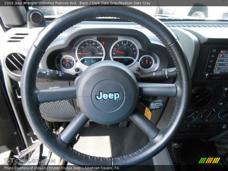 Black / Dark Slate Gray/Medium Slate Gray 2009 Jeep Wrangler Unlimited Rubicon 4x4