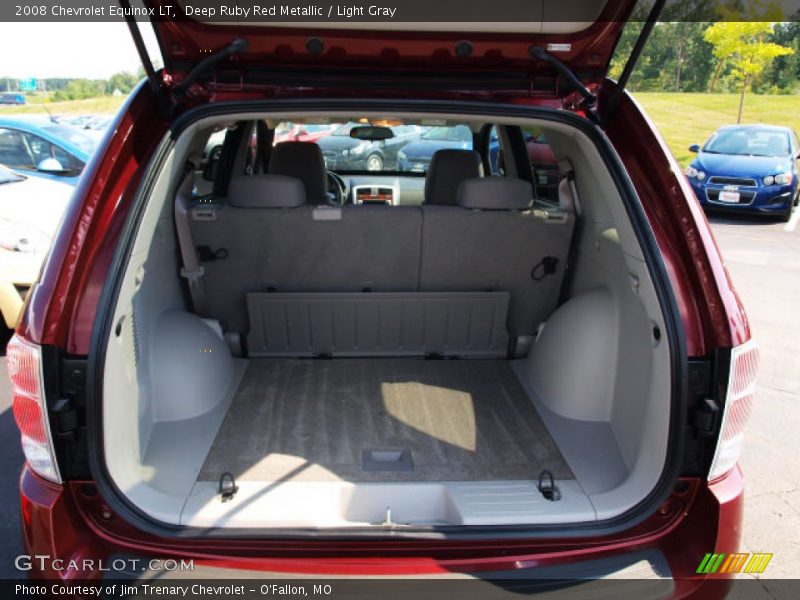 Deep Ruby Red Metallic / Light Gray 2008 Chevrolet Equinox LT