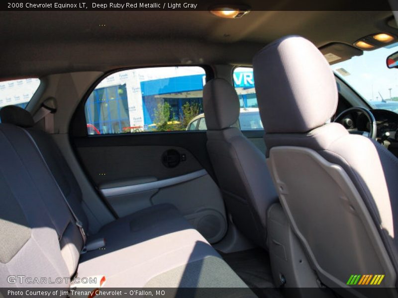Deep Ruby Red Metallic / Light Gray 2008 Chevrolet Equinox LT