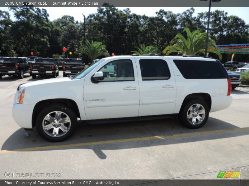 Summit White / Light Tan 2008 GMC Yukon XL SLT