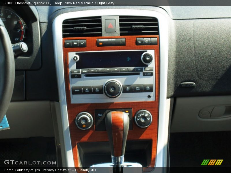 Deep Ruby Red Metallic / Light Gray 2008 Chevrolet Equinox LT