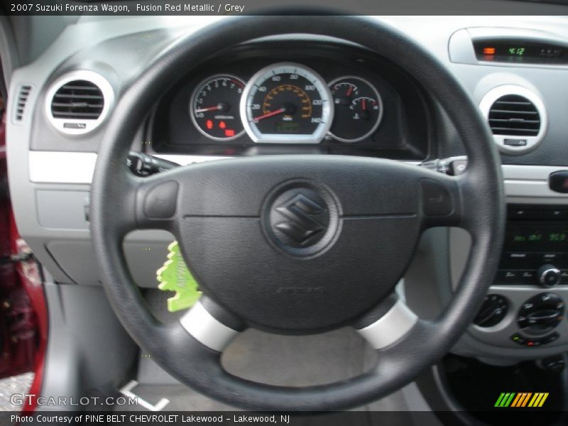 Fusion Red Metallic / Grey 2007 Suzuki Forenza Wagon