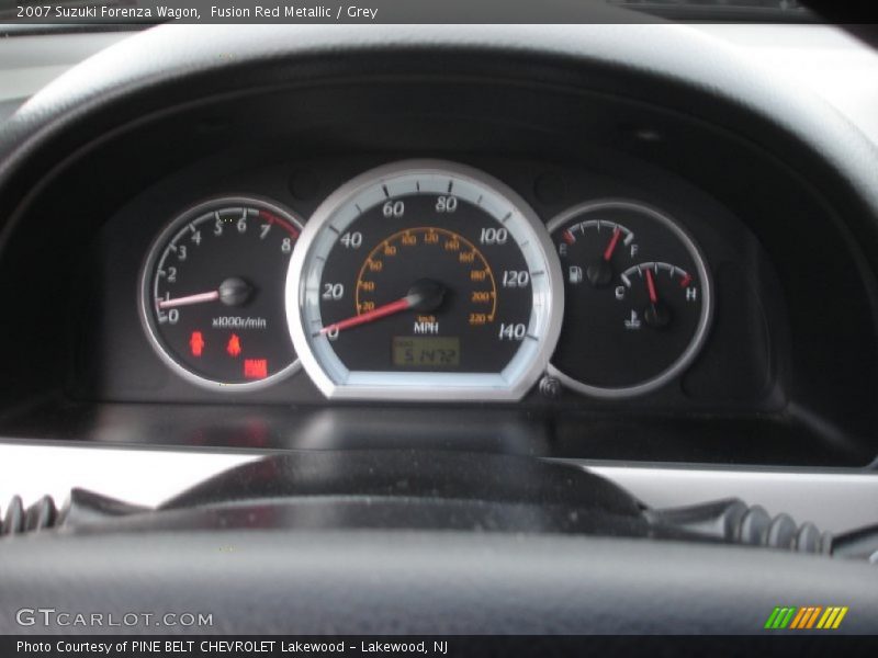 Fusion Red Metallic / Grey 2007 Suzuki Forenza Wagon