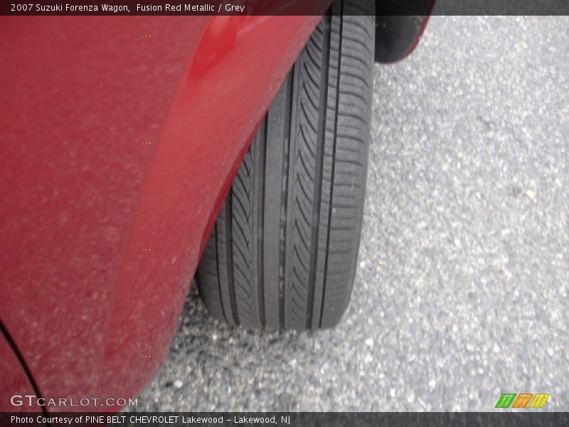 Fusion Red Metallic / Grey 2007 Suzuki Forenza Wagon