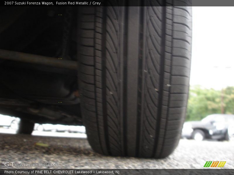 Fusion Red Metallic / Grey 2007 Suzuki Forenza Wagon