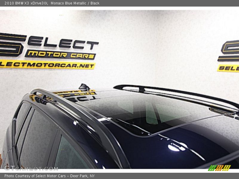 Monaco Blue Metallic / Black 2010 BMW X3 xDrive30i