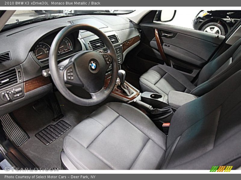 Monaco Blue Metallic / Black 2010 BMW X3 xDrive30i