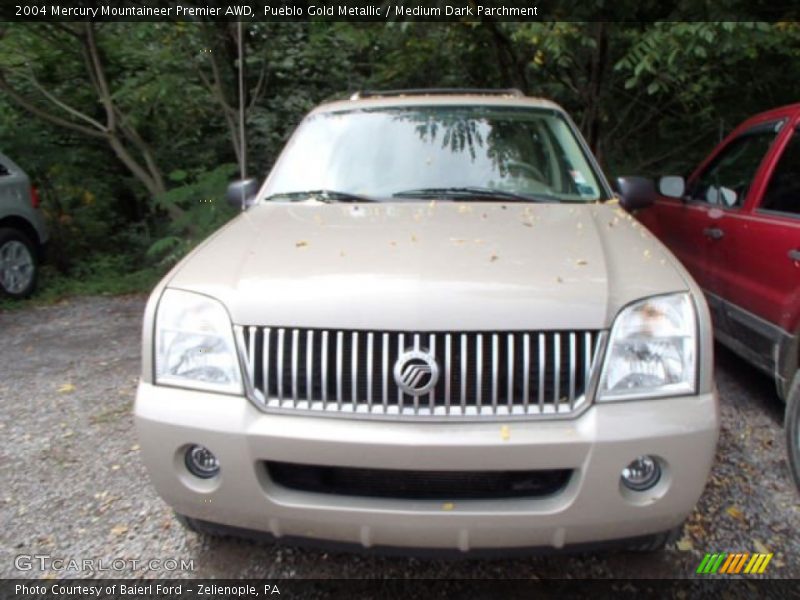 Pueblo Gold Metallic / Medium Dark Parchment 2004 Mercury Mountaineer Premier AWD