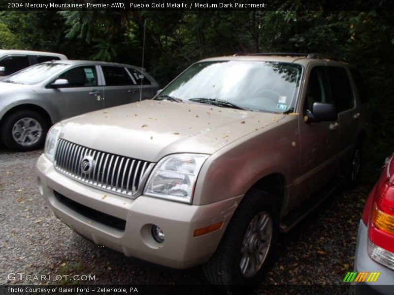 Pueblo Gold Metallic / Medium Dark Parchment 2004 Mercury Mountaineer Premier AWD