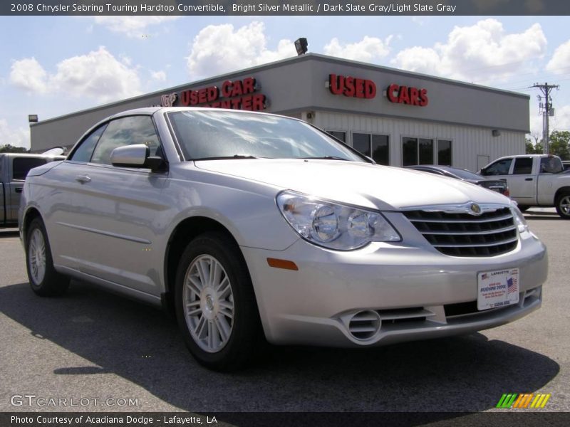 Bright Silver Metallic / Dark Slate Gray/Light Slate Gray 2008 Chrysler Sebring Touring Hardtop Convertible