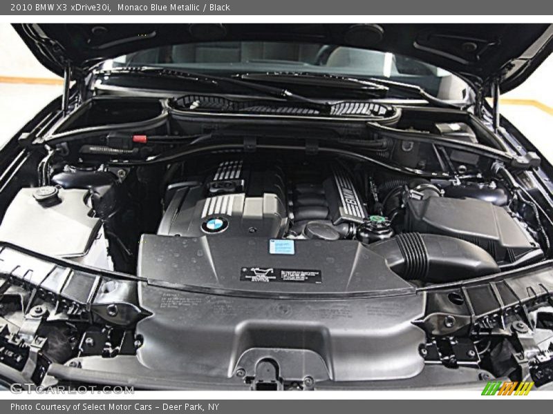 Monaco Blue Metallic / Black 2010 BMW X3 xDrive30i