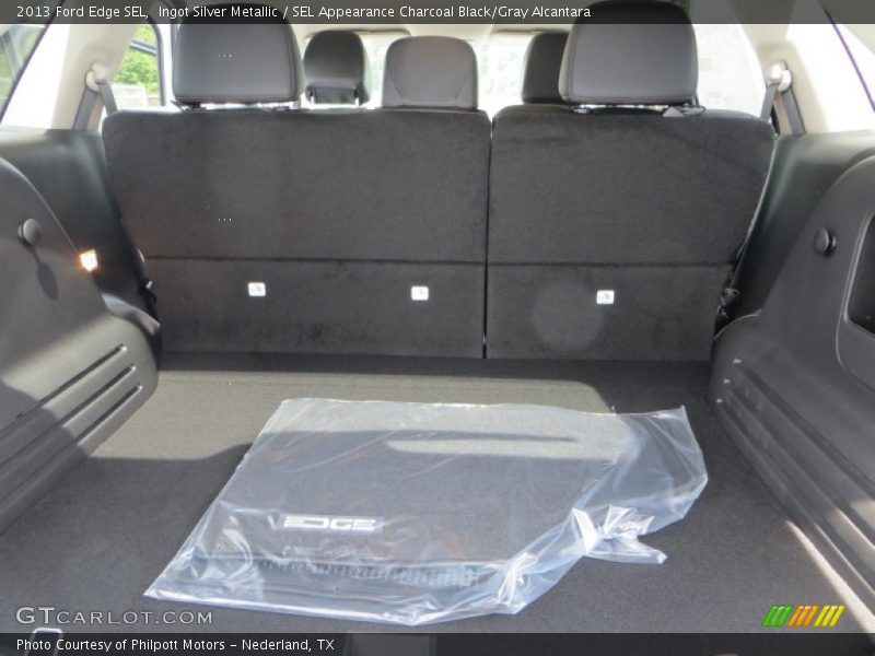 Ingot Silver Metallic / SEL Appearance Charcoal Black/Gray Alcantara 2013 Ford Edge SEL