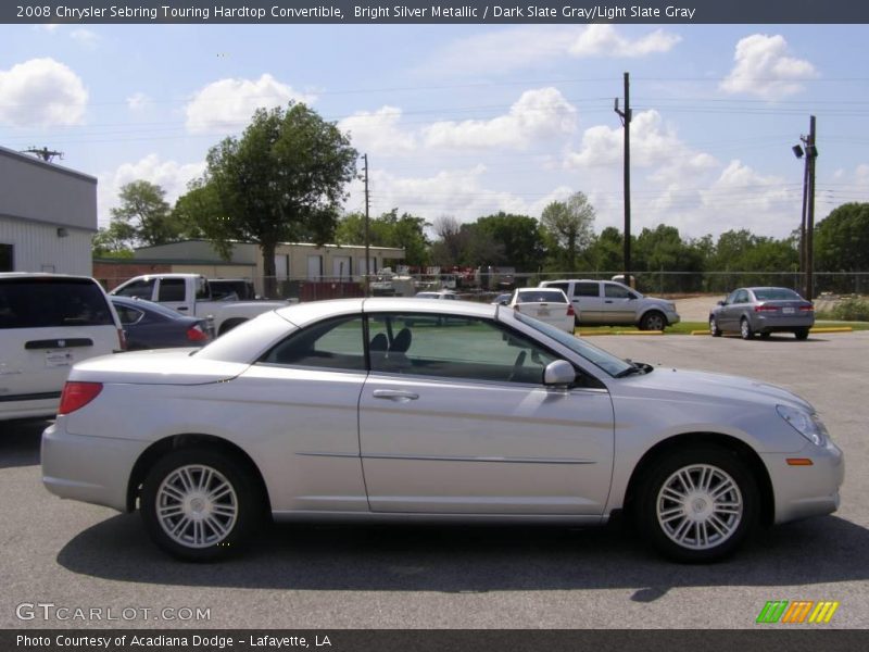 Bright Silver Metallic / Dark Slate Gray/Light Slate Gray 2008 Chrysler Sebring Touring Hardtop Convertible