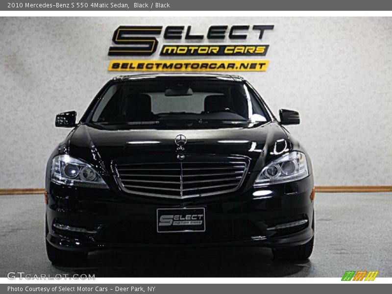 Black / Black 2010 Mercedes-Benz S 550 4Matic Sedan