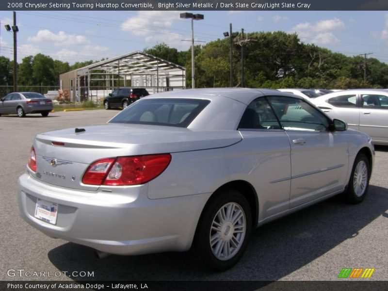 Bright Silver Metallic / Dark Slate Gray/Light Slate Gray 2008 Chrysler Sebring Touring Hardtop Convertible