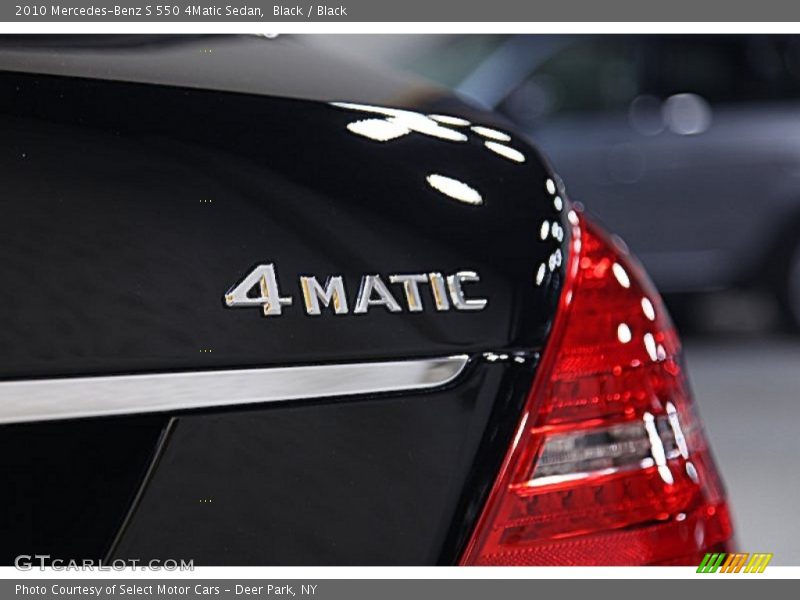 Black / Black 2010 Mercedes-Benz S 550 4Matic Sedan