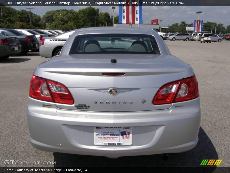 Bright Silver Metallic / Dark Slate Gray/Light Slate Gray 2008 Chrysler Sebring Touring Hardtop Convertible
