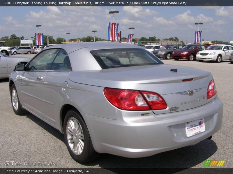 Bright Silver Metallic / Dark Slate Gray/Light Slate Gray 2008 Chrysler Sebring Touring Hardtop Convertible