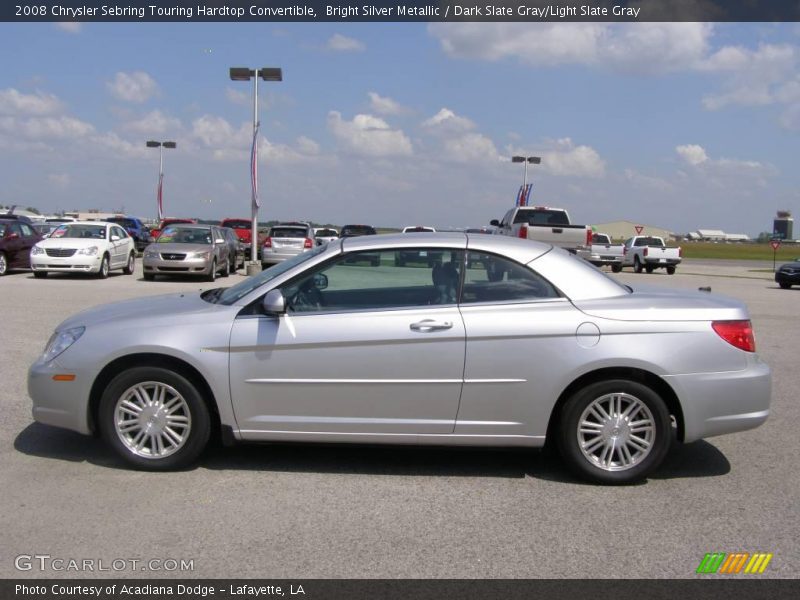 Bright Silver Metallic / Dark Slate Gray/Light Slate Gray 2008 Chrysler Sebring Touring Hardtop Convertible