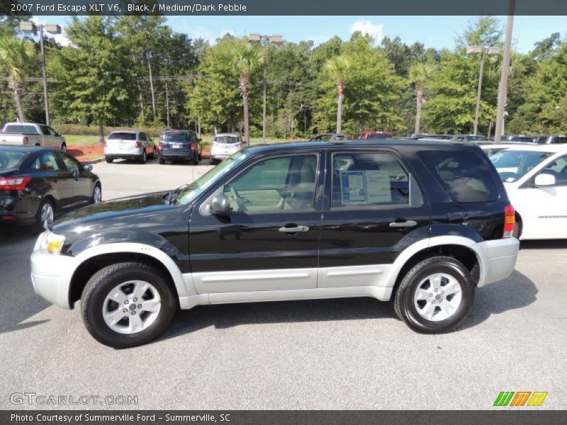 Black / Medium/Dark Pebble 2007 Ford Escape XLT V6