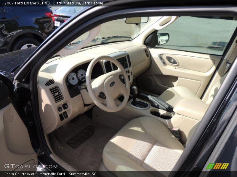 Black / Medium/Dark Pebble 2007 Ford Escape XLT V6