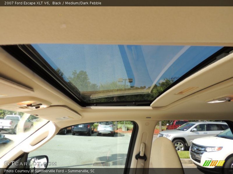 Black / Medium/Dark Pebble 2007 Ford Escape XLT V6