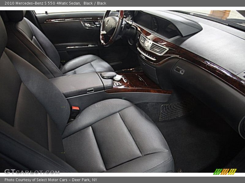Black / Black 2010 Mercedes-Benz S 550 4Matic Sedan