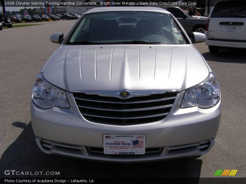 Bright Silver Metallic / Dark Slate Gray/Light Slate Gray 2008 Chrysler Sebring Touring Hardtop Convertible