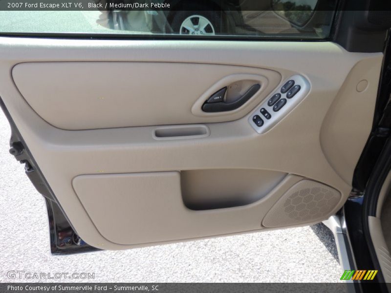 Black / Medium/Dark Pebble 2007 Ford Escape XLT V6