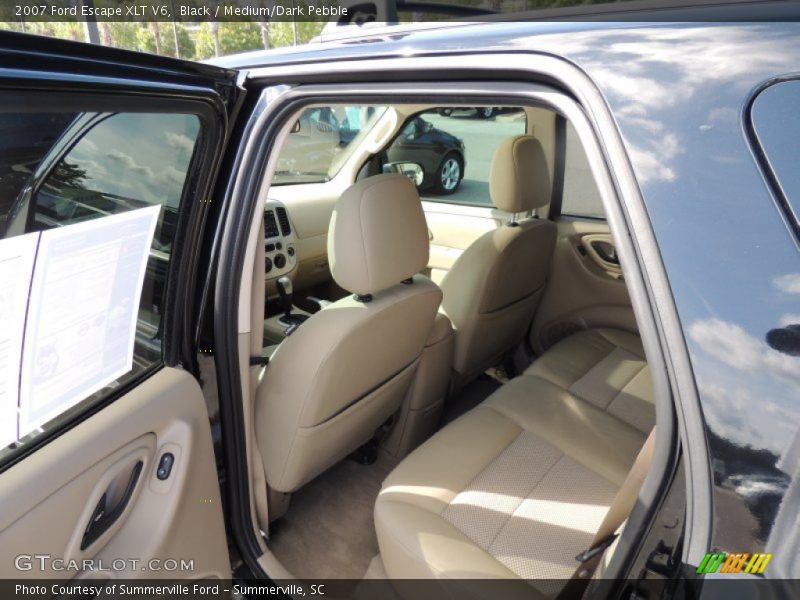 Black / Medium/Dark Pebble 2007 Ford Escape XLT V6