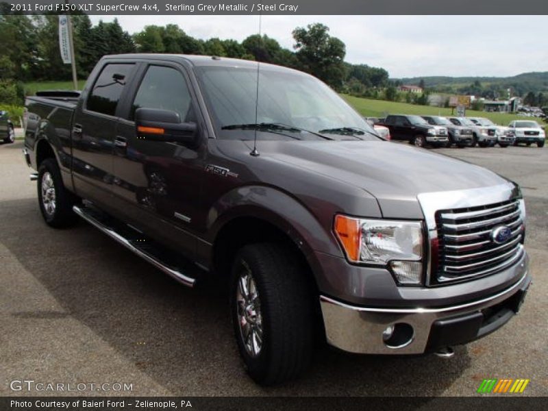 Sterling Grey Metallic / Steel Gray 2011 Ford F150 XLT SuperCrew 4x4