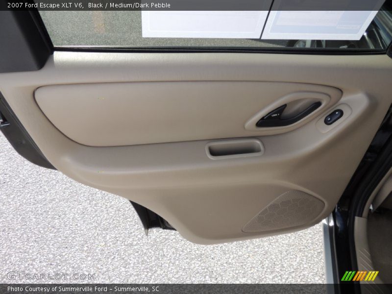 Black / Medium/Dark Pebble 2007 Ford Escape XLT V6