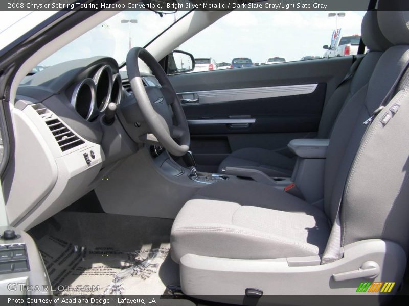 Bright Silver Metallic / Dark Slate Gray/Light Slate Gray 2008 Chrysler Sebring Touring Hardtop Convertible