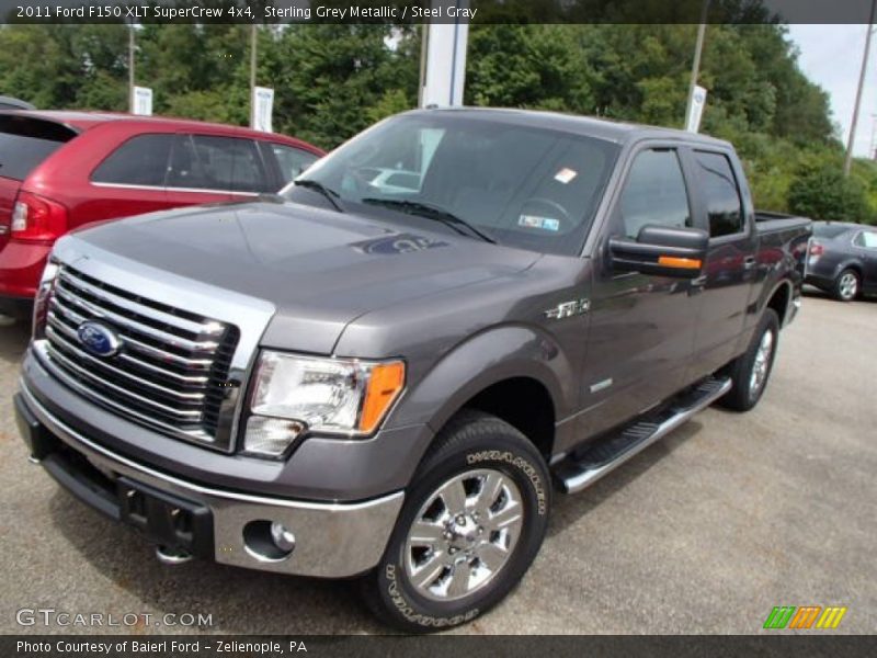 Sterling Grey Metallic / Steel Gray 2011 Ford F150 XLT SuperCrew 4x4