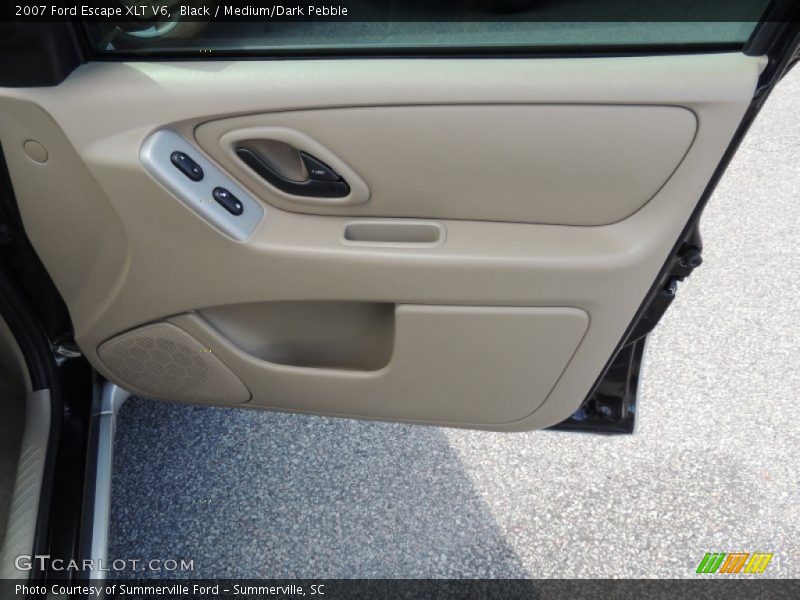 Black / Medium/Dark Pebble 2007 Ford Escape XLT V6