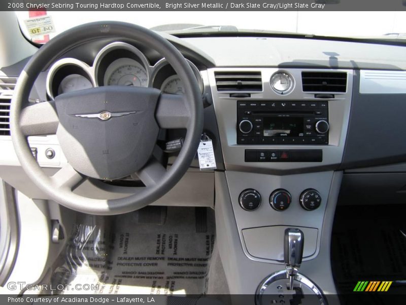 Bright Silver Metallic / Dark Slate Gray/Light Slate Gray 2008 Chrysler Sebring Touring Hardtop Convertible