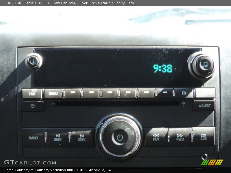 Silver Birch Metallic / Ebony Black 2007 GMC Sierra 1500 SLE Crew Cab 4x4